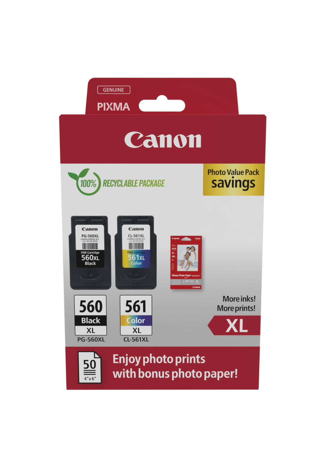 Canon PG-560XL & CL-561XL multipack