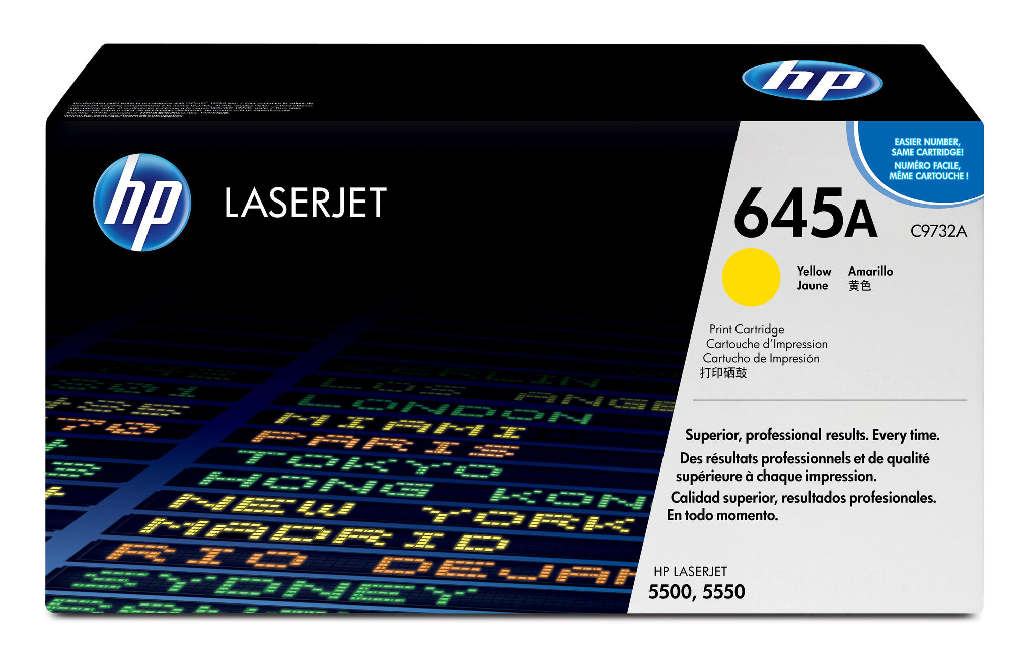 HP 645A toner geel