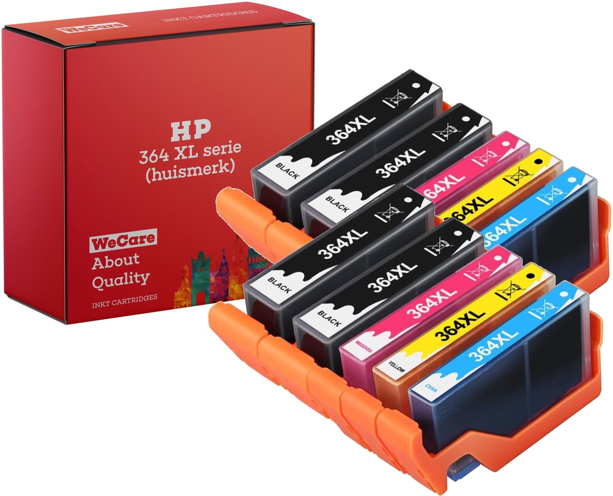 10-pack | Geschikt voor HP 364 / 364XL - Multipack van 10 inktcartridges - Geschikt voor Deskjet 3070A - 3520 - Photosmart 5510 - 5515 - 5520 - 6510 - 6520 - 7510 - 7520