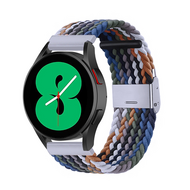 Braided nylon bandje - Multicolor Dark - Garmin Vivoactive 6 / Vivoactive 5 / Vivoactive 3