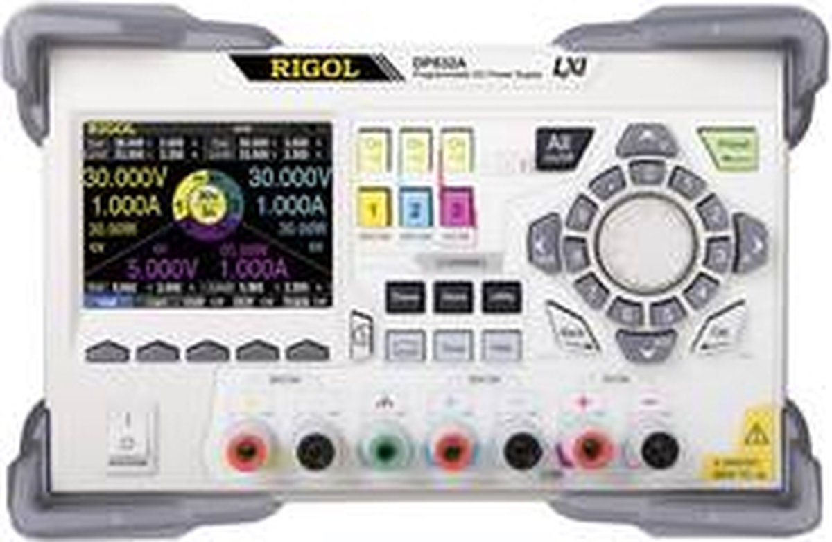 Rigol DP832A Labvoeding, regelbaar 0 - 30 0 - 3 A 195 W Aantal uitgangen: 3 x