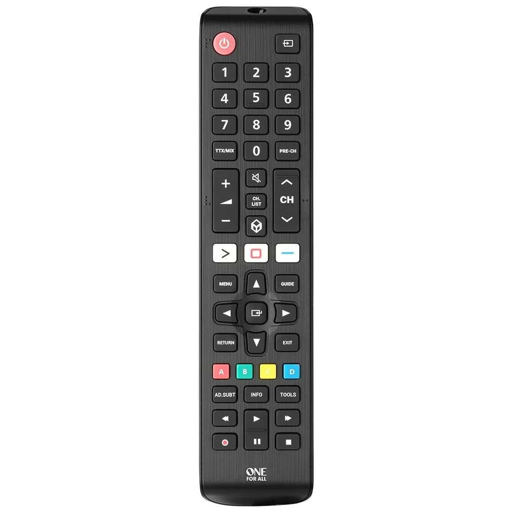 OneForAll URC4910 voor Samsung Afstandsbediening Zwart