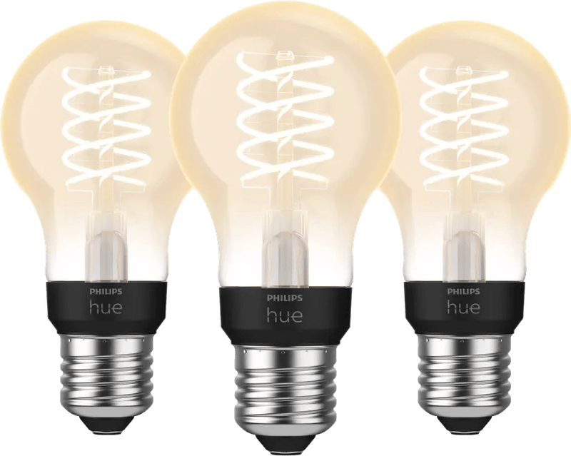 Philips Hue Filamentlamp White Standaard E27 - 2023 - 3-pack