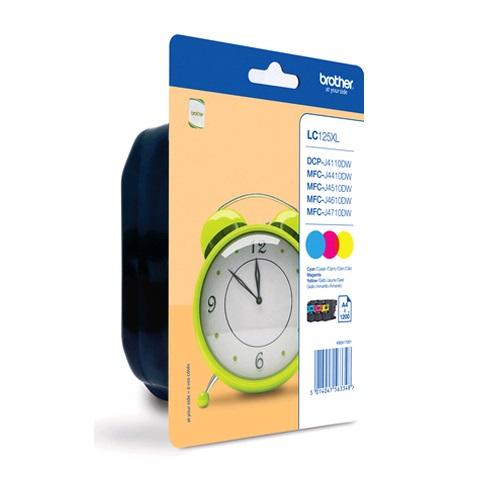 Brother LC-125XLRBWBP value pack
