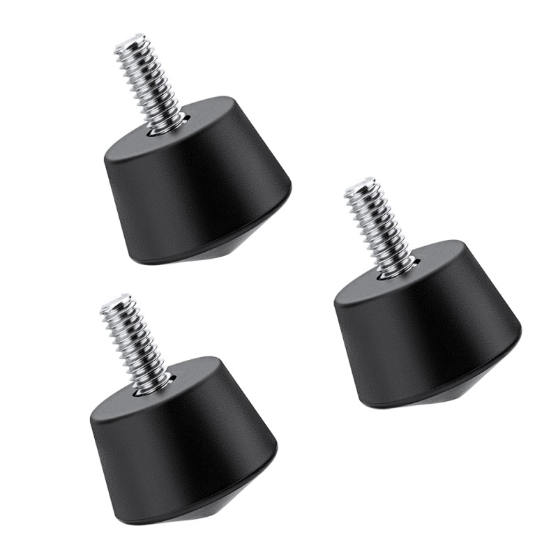 K&F Concept rubber voetjes voor statief - set van 3 stuks met 1/4 inch schroef