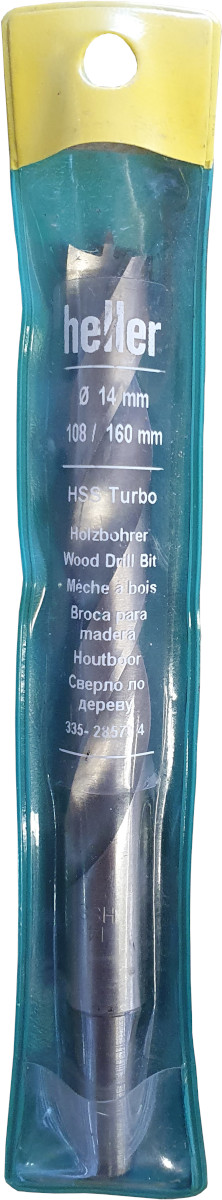 Heller houtboor HSS Turbo 14x160mm