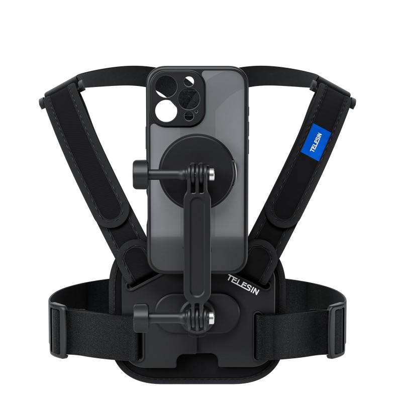 Telesin borsthoudermount met case voor iPhone 16 Pro Max