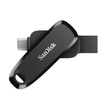 SanDisk Phone Drive 256GB USB-C/USB-A 3.2 Gen 1 100MB/s Telefonie accessoire Zwart