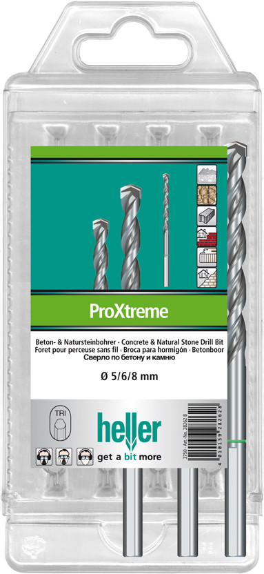 Heller ProXtreme betonborenset 5/6/8mm