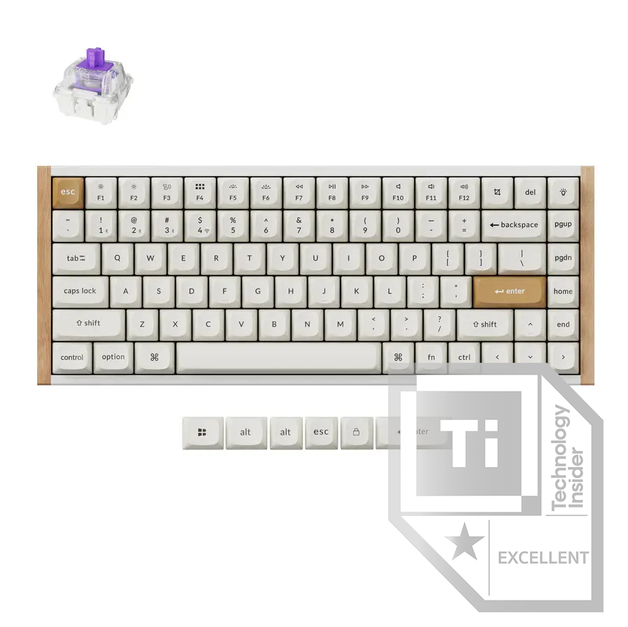 Keychron K2 HE Special edition wit