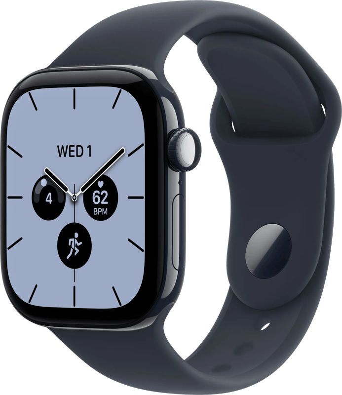 Apple Watch Series 12 Cellular 42mm Keramiek Nachtblauw Sportband S/M