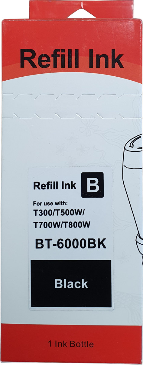 Huismerk Brother BT6000BK inktfles zwart