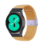 Braided nylon bandje - Geel - Xiaomi Mi Watch / Xiaomi Watch 2 / Xiaomi Watch S1 / S2 / S3 / S4 (47mm)