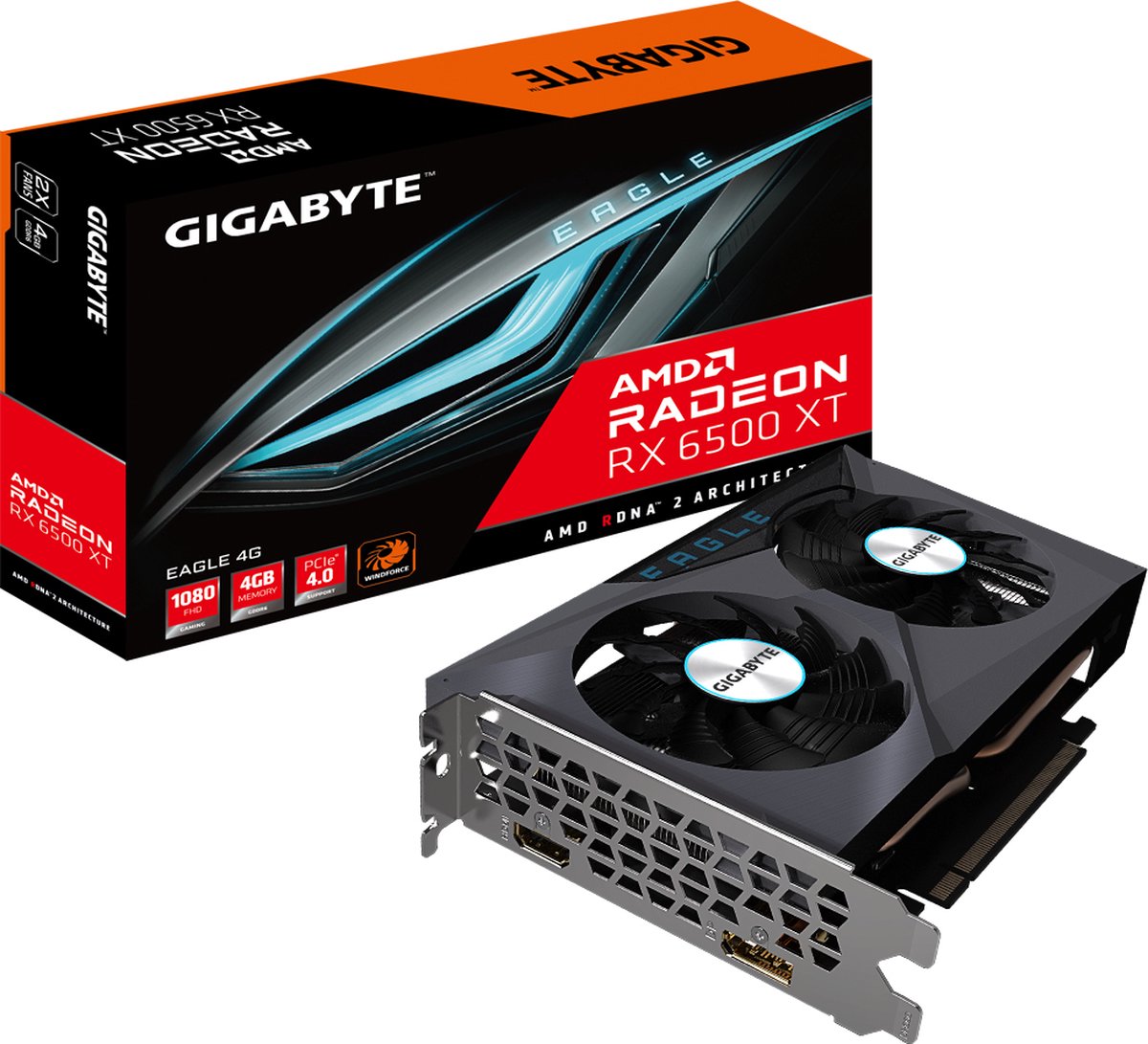 GIGABYTE EAGLE Radeon RX 6500 XT 4G AMD 4 GB GDDR6