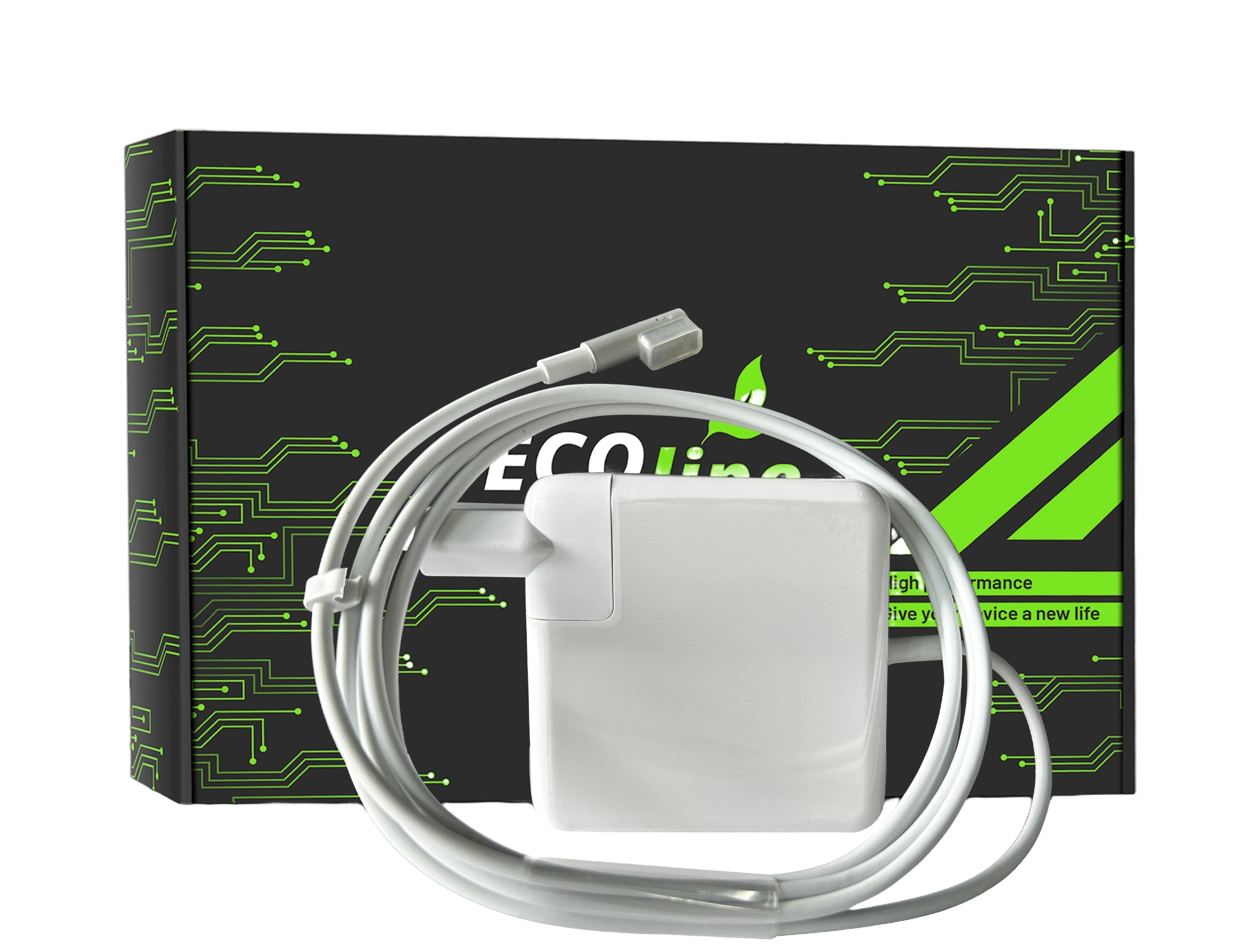 EcoLine - Oplader / AC Adapter - Compatibel Met De Apple Macbook 13 A1278 - Magsafe - 16.5V 3.65A 60W