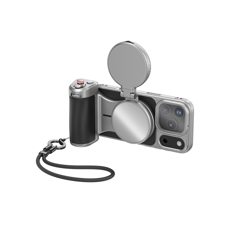 Telesin Master Grip V2 voor iPhone 17 Pro - Creator Combo met powerbank, magnetische ringlamp en filter