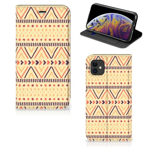 Apple iPhone 11 | Hoesje met Magneet | Aztec Yellow