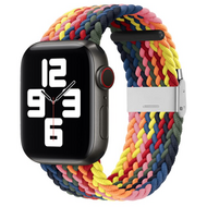 Braided nylon bandje - Multicolor Summer - Geschikt voor Apple Watch 44mm / 45mm / 46mm / 49mm