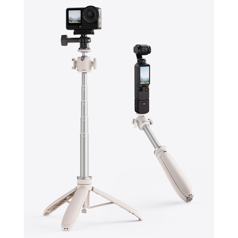 Telesin Quick-Open statief 65cm met 1/4" balhoofd wit