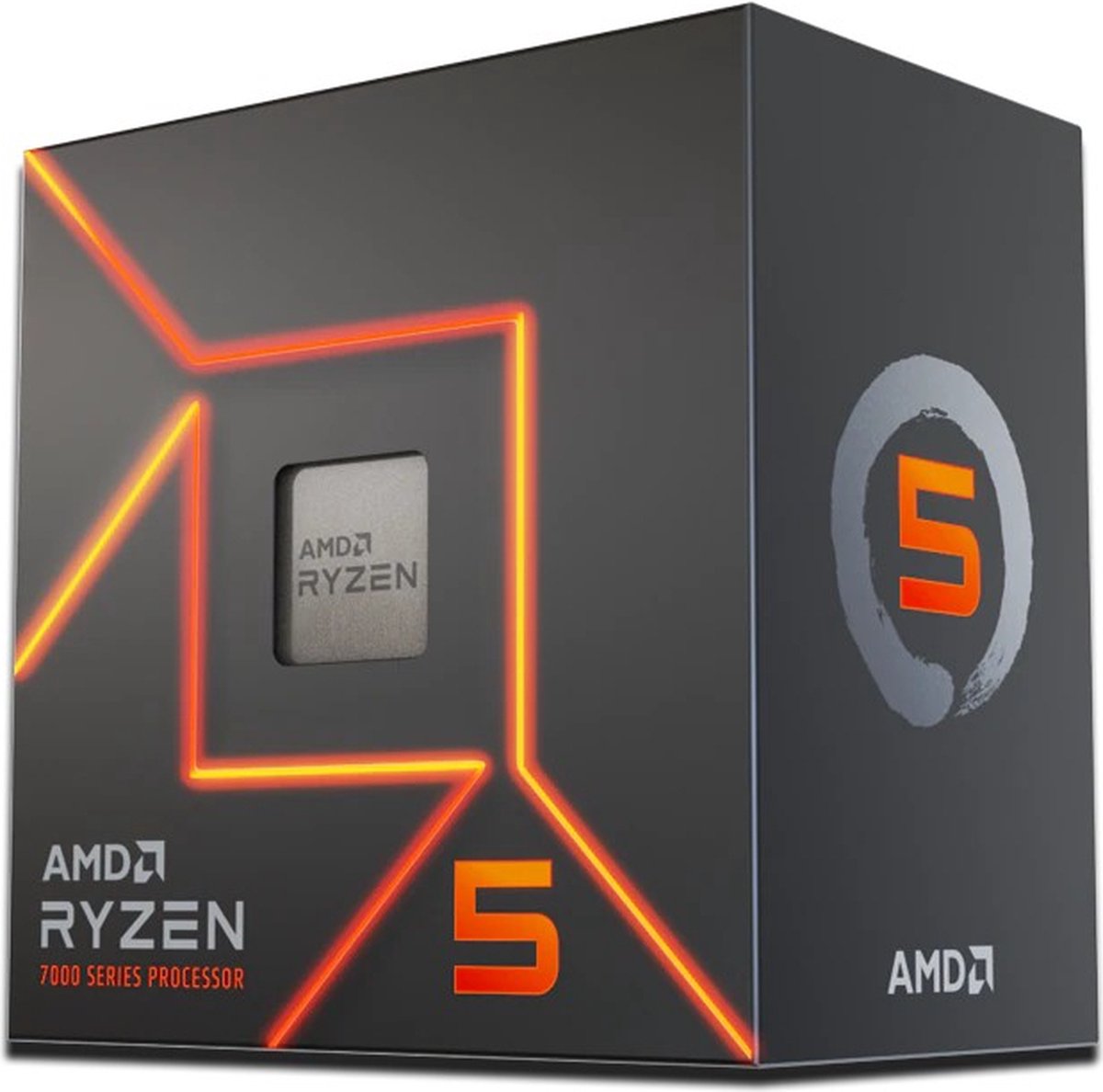 AMD Ryzen 5 7600 Boxed - Desktop processor - CPU - 6 Core - 12 Threads - 3.8 GHz/5.1 - Socket AM5 - Inclusief koeler