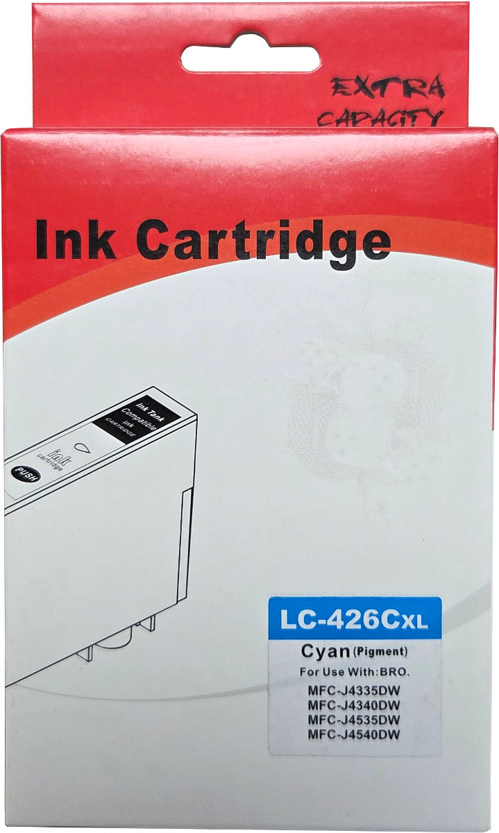 Huismerk Brother LC-426XLC cartridge cyaan
