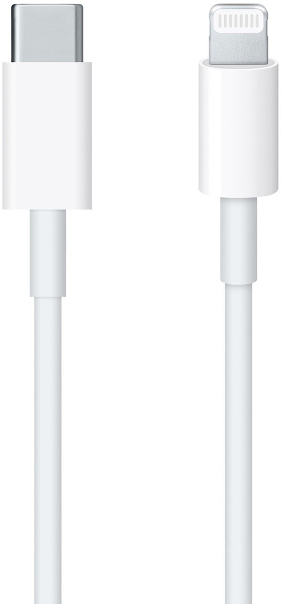 Apple - Lightning Oplaadkabel - USB‑C naar Lightning - 1m - Wit