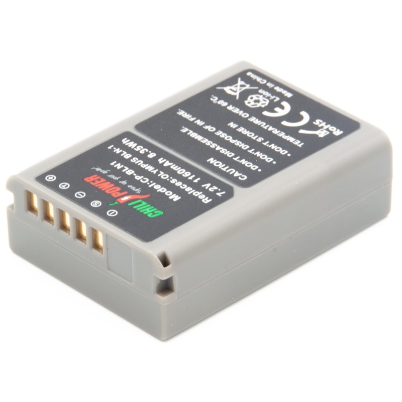 ChiliPower Olympus BLN-1 accu - 1160mAh