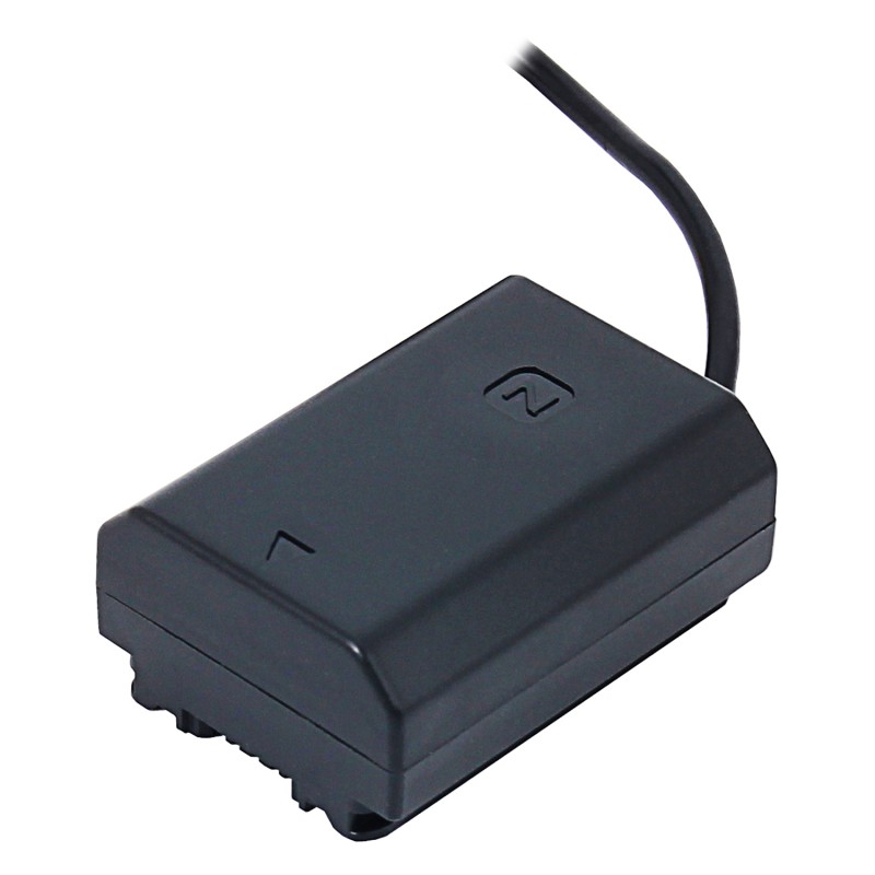Dummy accu Sony NP-FZ100 met D-Tap aansluiting