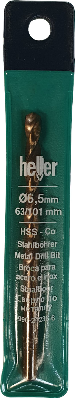 Heller metaalboor 6,5 x 101 mm HSS-Co Cobalt