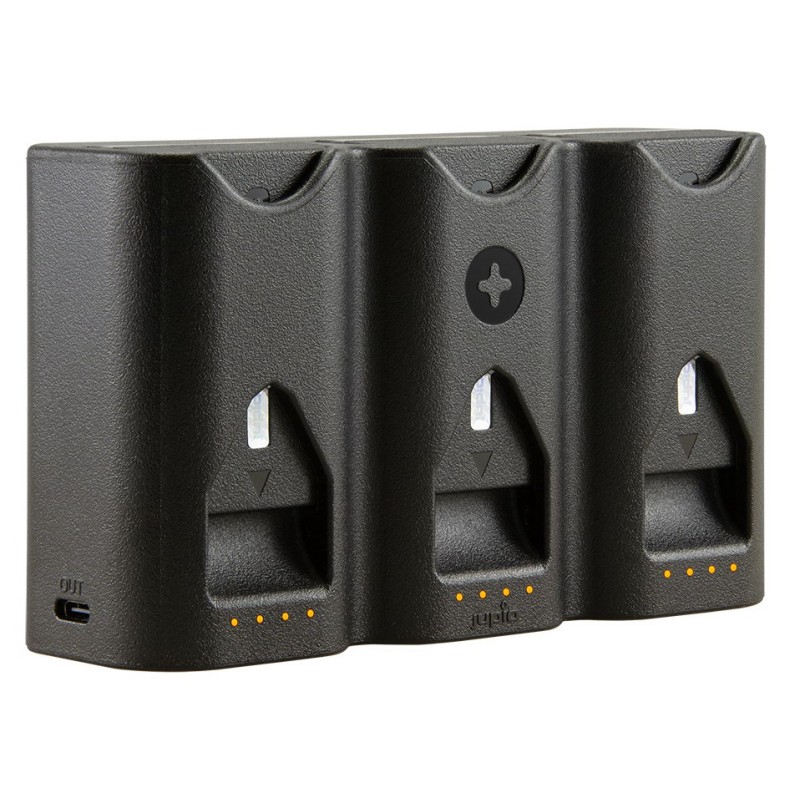 Jupio Tri-Charge Air3 Professionele oplader voor Canon LP-E6, LP-E6N, LP-E6NH en LP-E6P