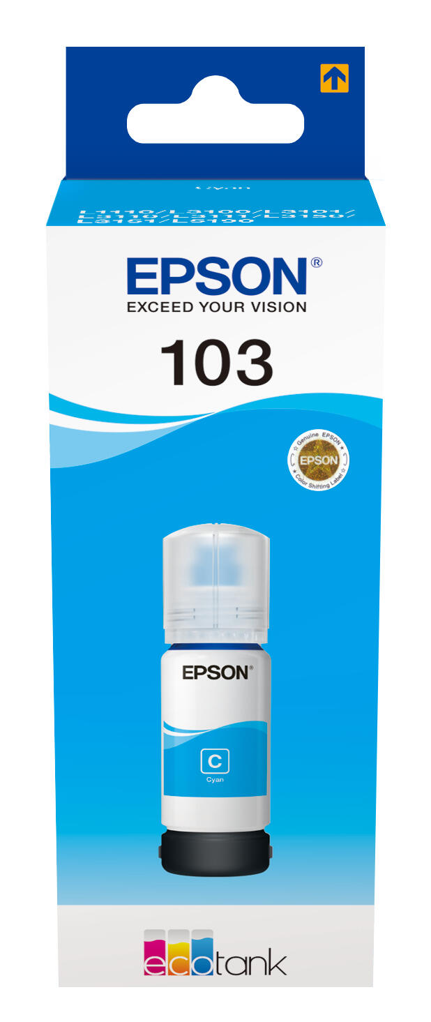 Epson 103 EcoTank cyaan