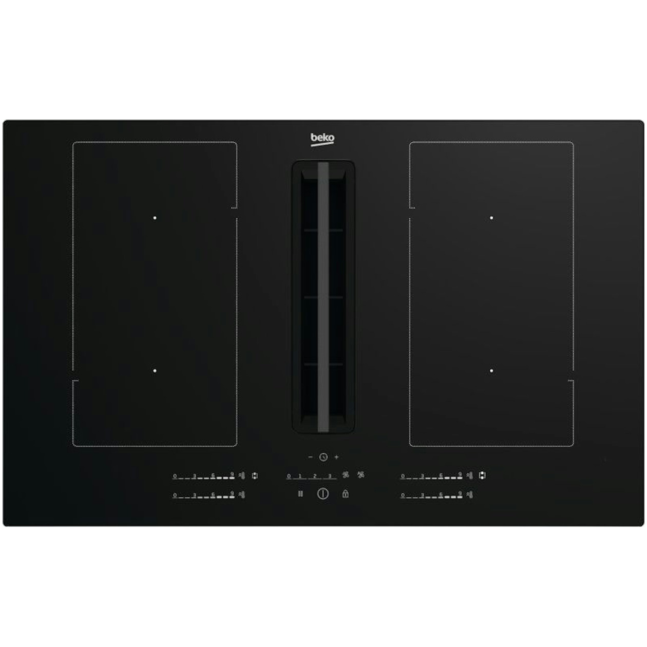 Beko HIXI84700UP Selective Line Inductie kookplaat Zwart