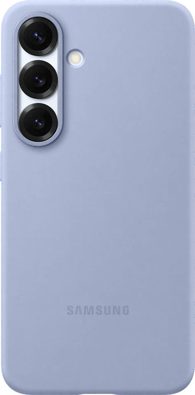 Samsung Galaxy S25 Siliconen Back Cover Lichtblauw