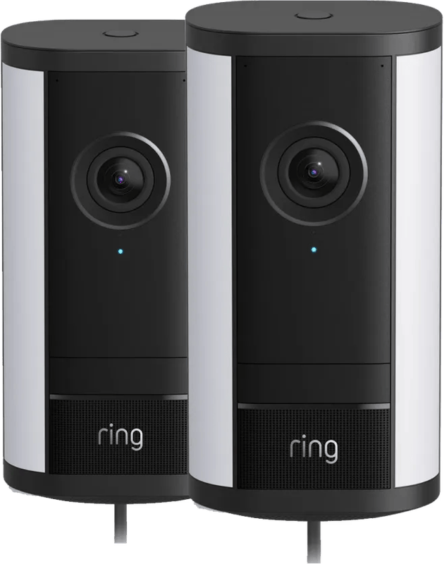 Ring Spotlight Camera Pro 2e Generatie Stekker Zwart Duo Pack