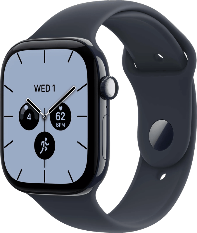 Apple Watch Series 12 Cellular 46mm Keramiek Nachtblauw Sportband M/L