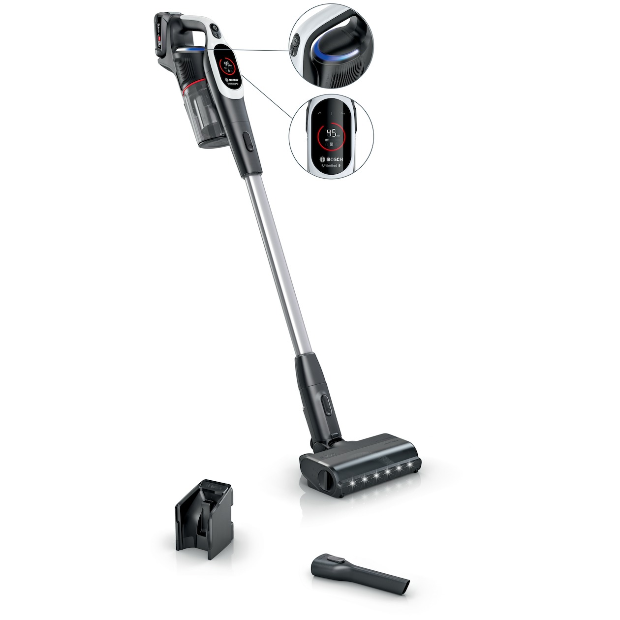 Bosch BCS931WBA Steelstofzuiger zonder zak Wit