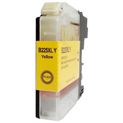 Huismerk Brother LC-225XLY cartridge geel