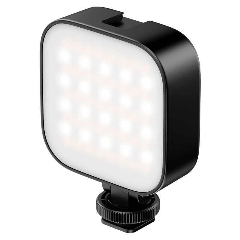Ulanzi U60 RGB videolamp compact kantelbaar met klem zwart
