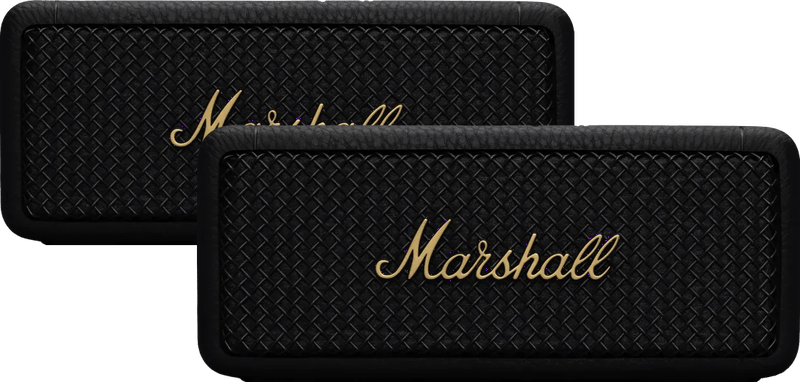 Marshall Emberton II BT Black & Brass Duo Pack