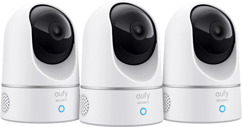 Anker eufy Indoor Cam 2K Pan & Tilt 3-Pack
