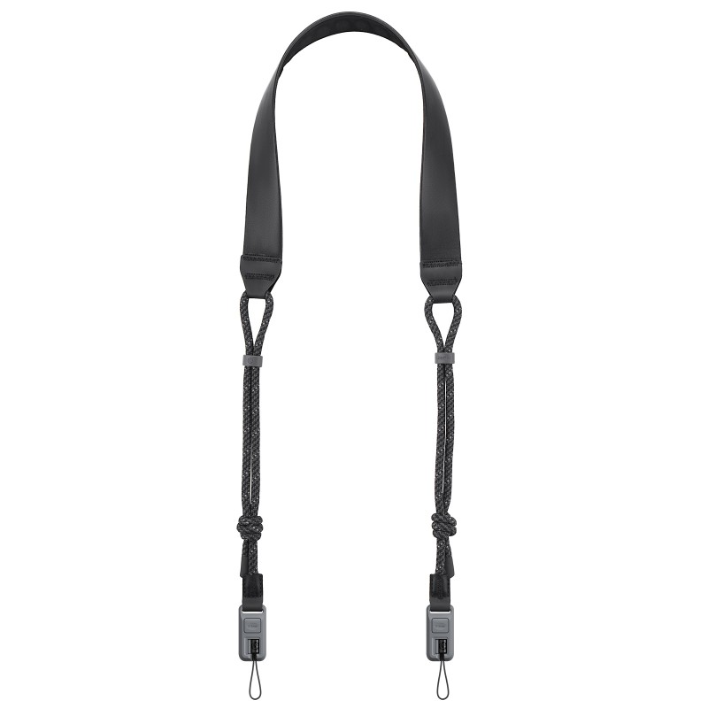 Ulanzi CSS2 U-Snap Lite camera draagriem Shadow Black met snelsluiting en verstelbare lengte