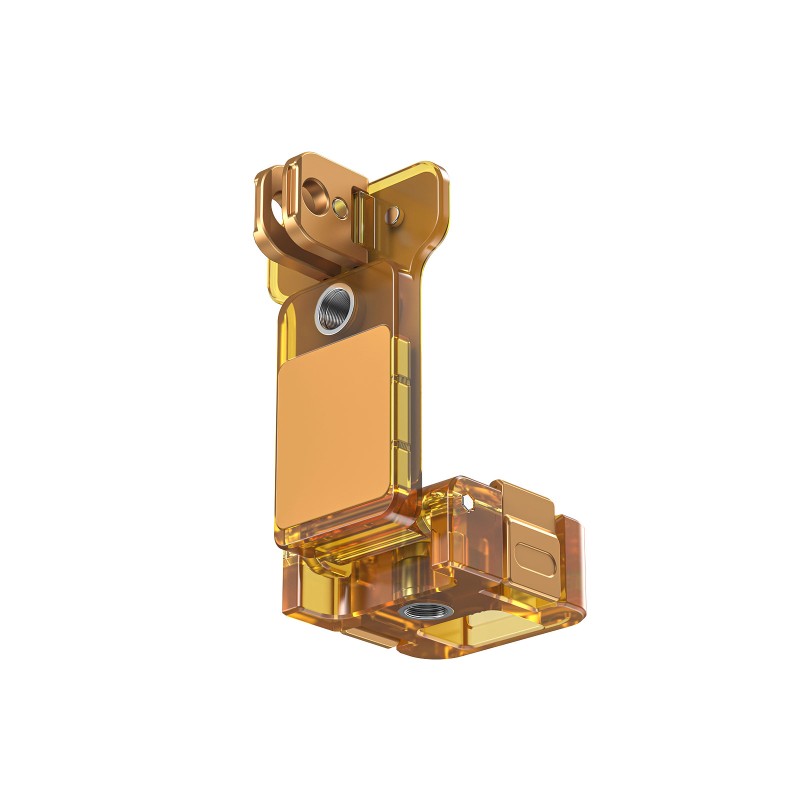 Telesin magnetische mount stand voor DJI Osmo Pocket 3/4 geel met 1/4 schroefdraad
