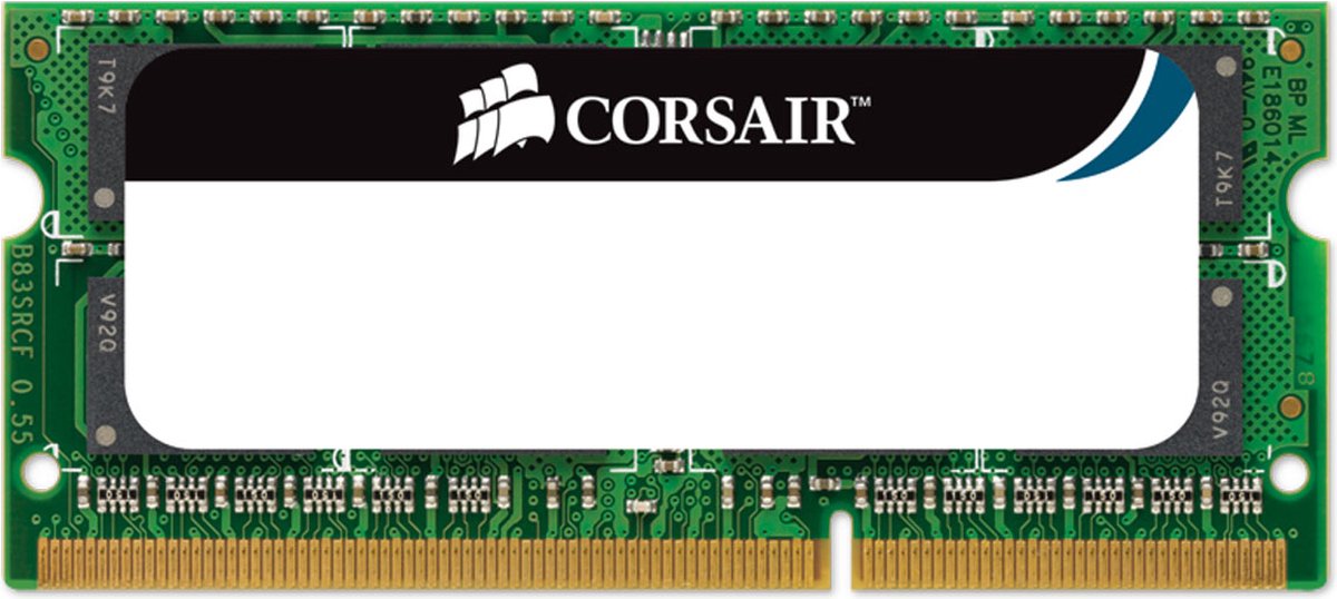 Corsair CM3X4GSD1066 geheugenmodule 4 GB 1 x 4 GB DDR3 204-pin SO-DIMM