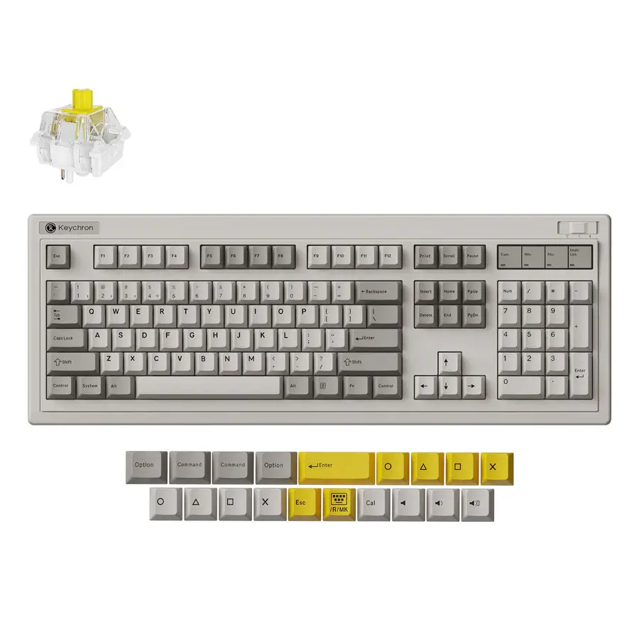 Keychron R6 Retro banana toetsenbord
