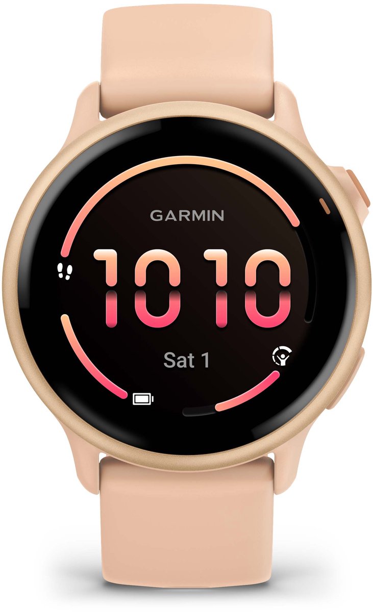 Garmin Vivoactive 6 - Smartwatch - Sporthorloge- Health - Fitness - 42 mm - Roze (Pink Dawn)