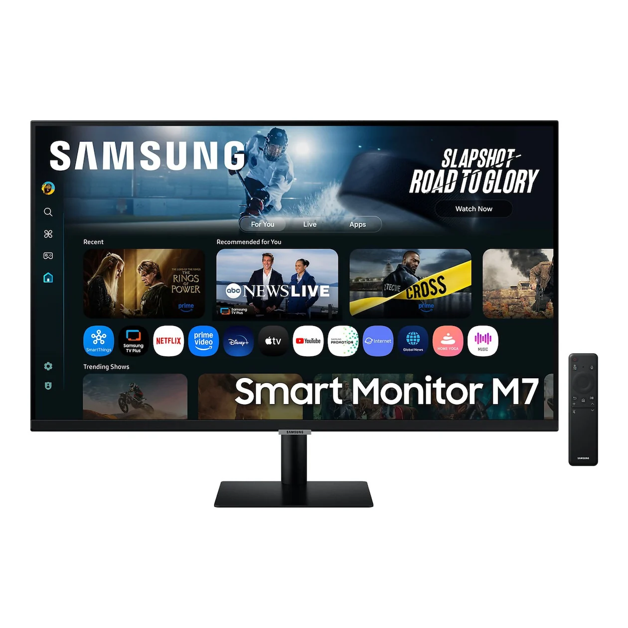Samsung Smart Monitor M7 M70F 4K LS32FM702UUXEN Monitor Zwart