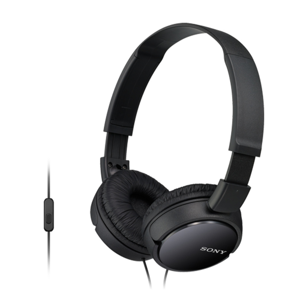 Sony MDR-ZX110AP On-ear hoofdtelefoon Zwart