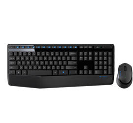 Logitech MK345 desktop zwart