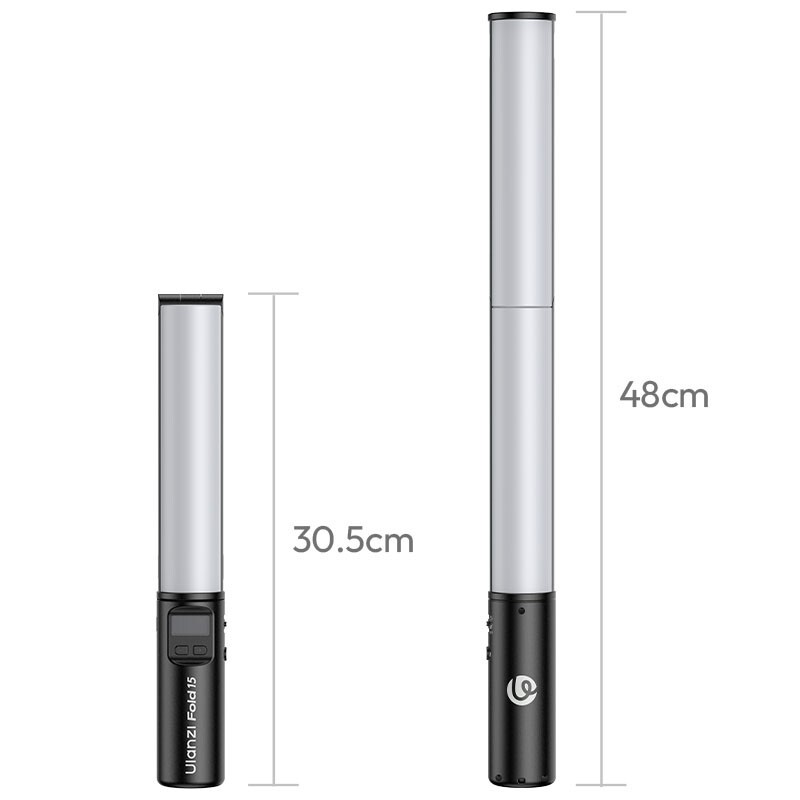 Ulanzi FOLD15 opvouwbare 15W RGB tube light met 20 lichteffecten