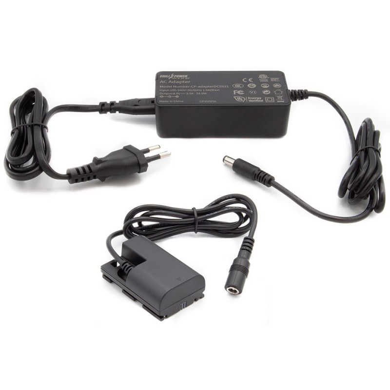 Netadapter ACK-E6 voor Canon - plus dummy accu